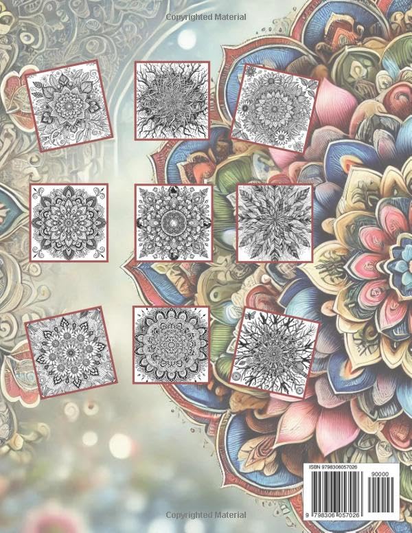 Exotic Mandalas 100 Unique Designs: Adult Coloring Book Paperback