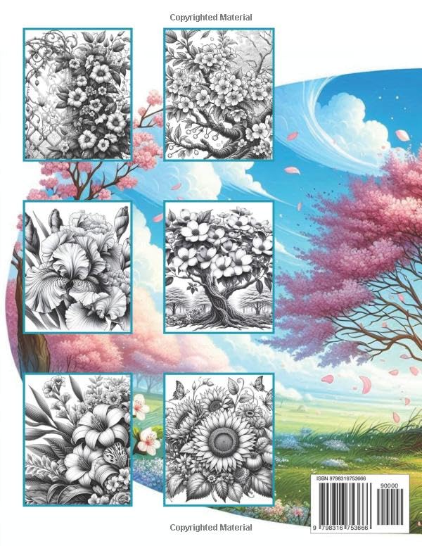 Floral Art Volume II Adult Coloring Book Paperback 