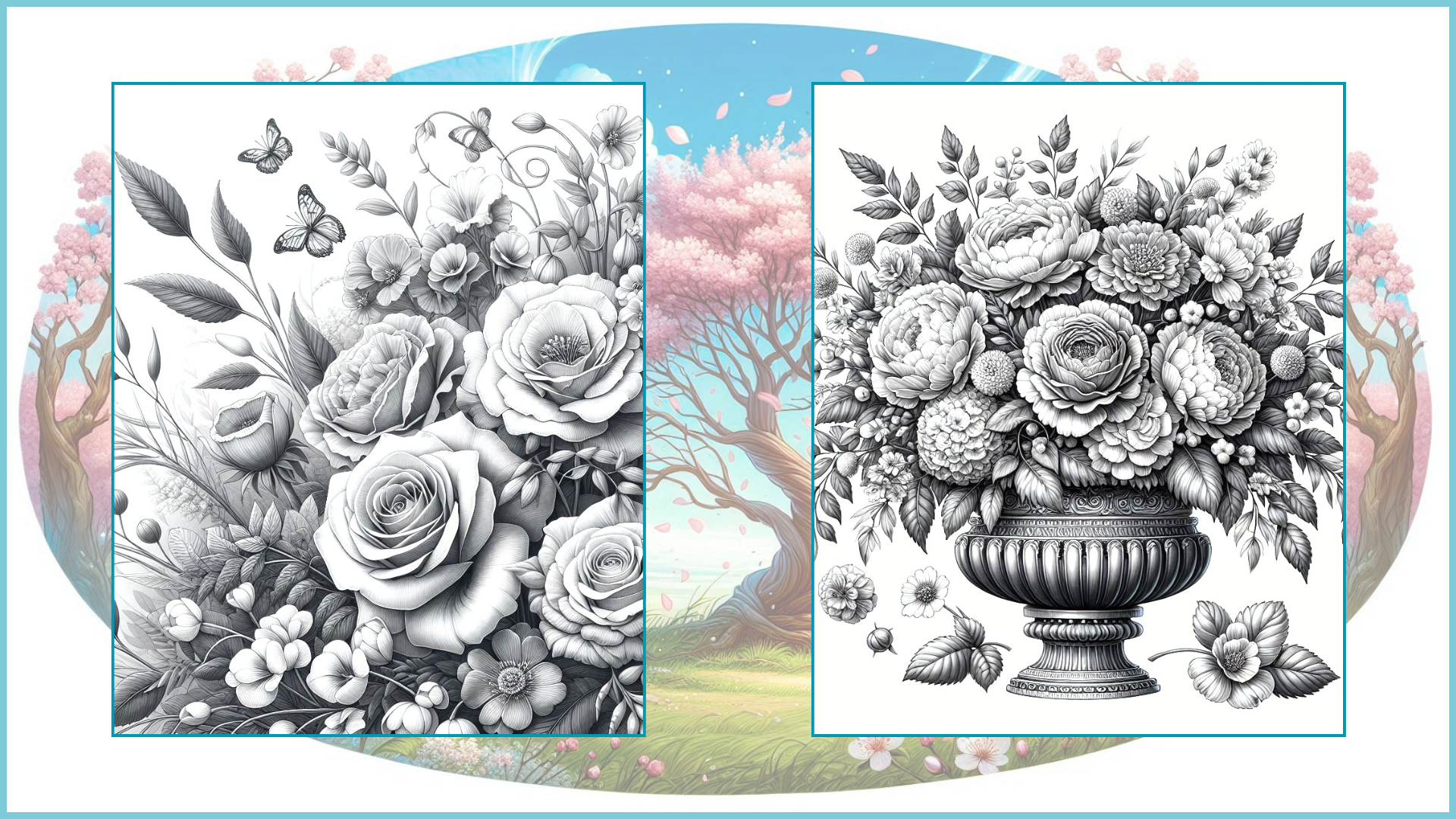 Floral Art Volume II Adult Coloring Book Paperback 