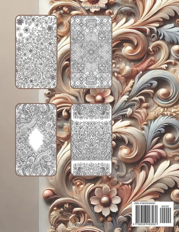 Pattern Pallette - 100 Unique Designs: Adult Coloring Book Paperback