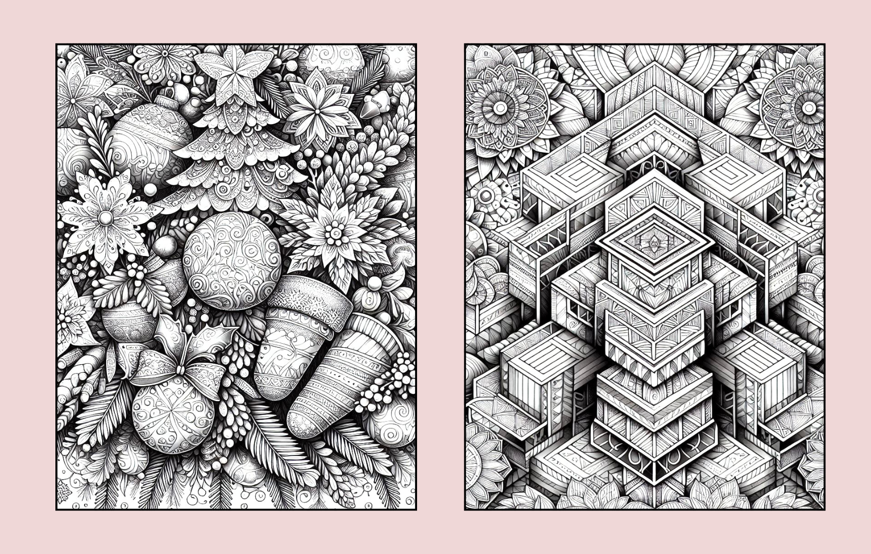 Pattern Pallette Volume II: 100 Unique Pattern Designs Coloring Book Paperback