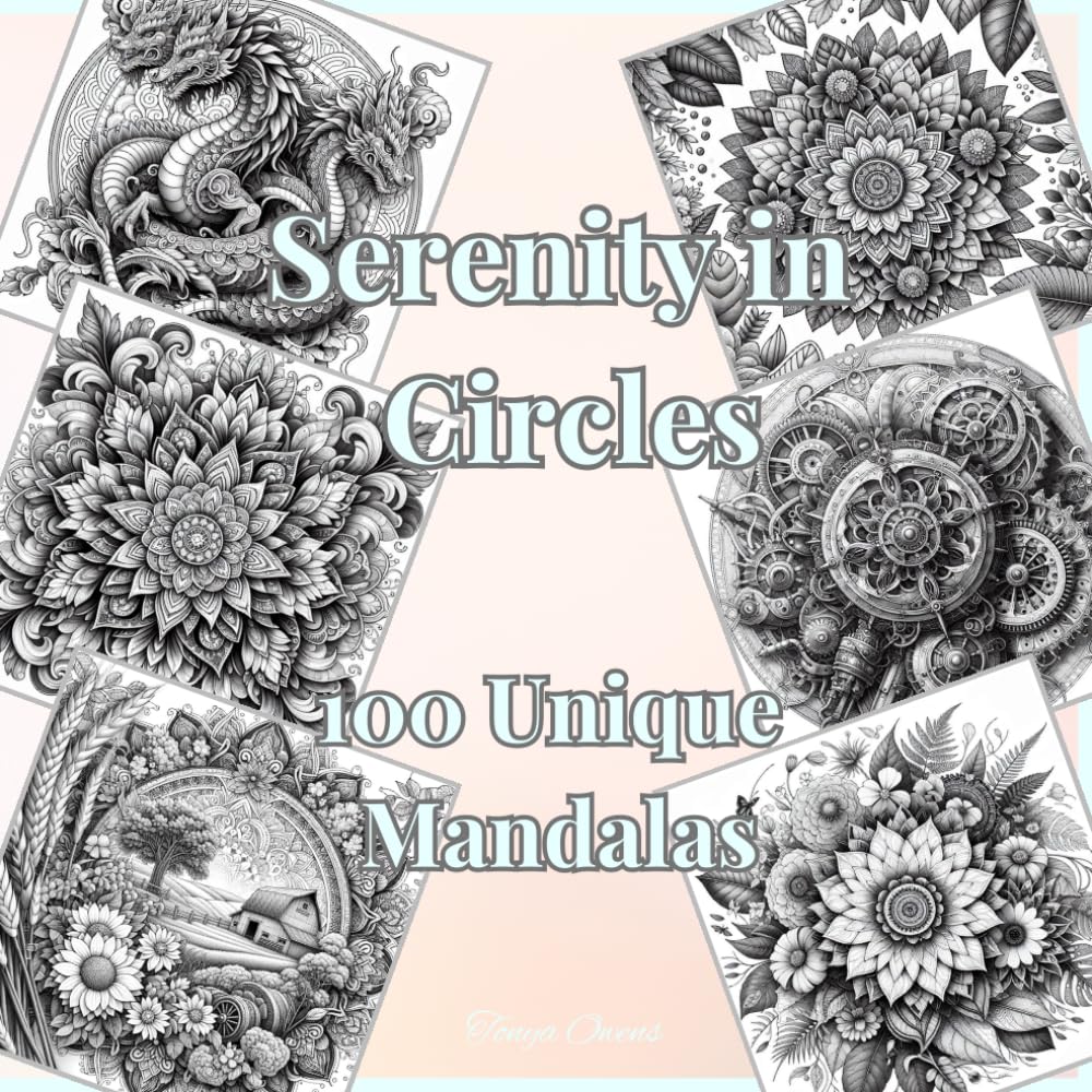 Serenity in Circles - 100 Unique Mandalas: Volume 1 Paperback