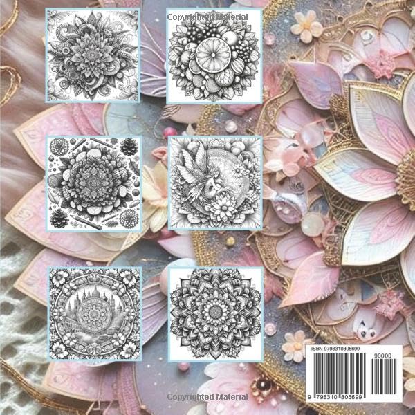 Serenity in Circles Volume II - 100 Unique Mandalas: Adult Coloring Book Paperback