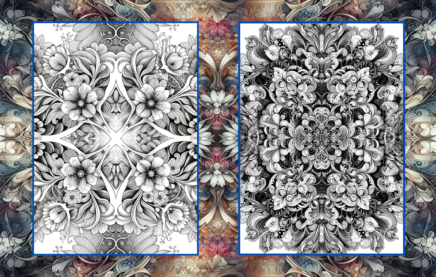 Kaleidoscapes - 85 Kaleidosope Designs: Adult Coloring Book Paperback