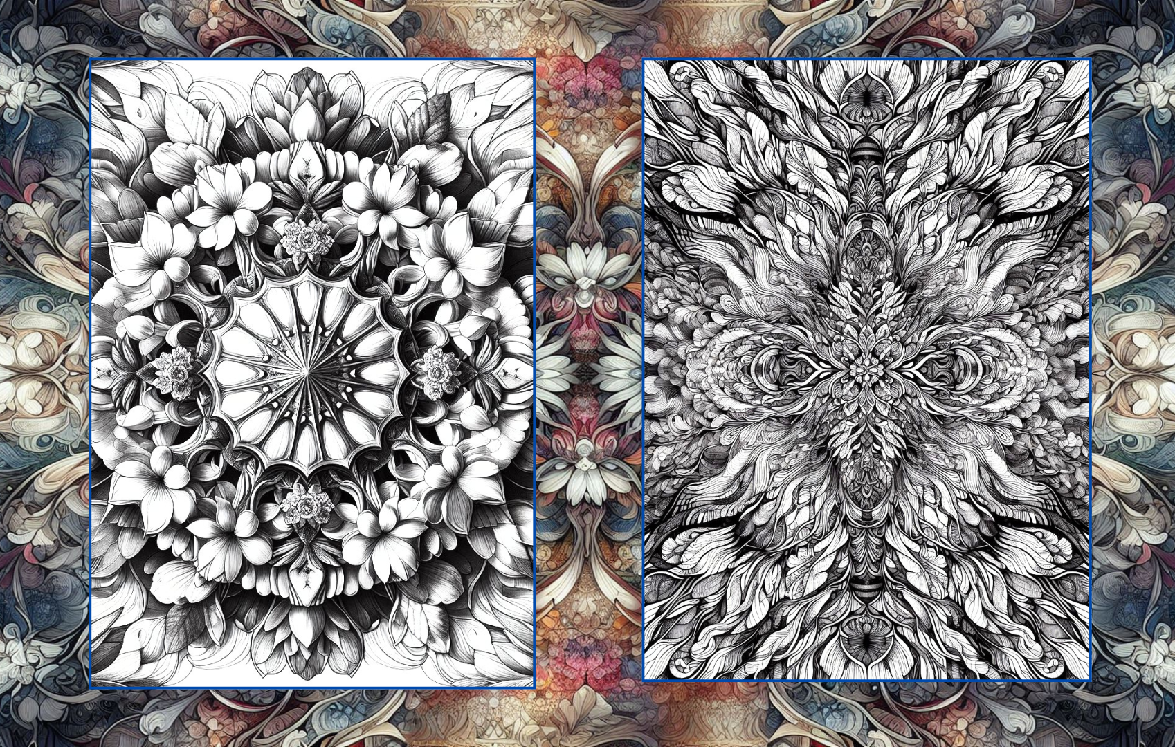 Kaleidoscapes - 85 Kaleidosope Designs: Adult Coloring Book Paperback