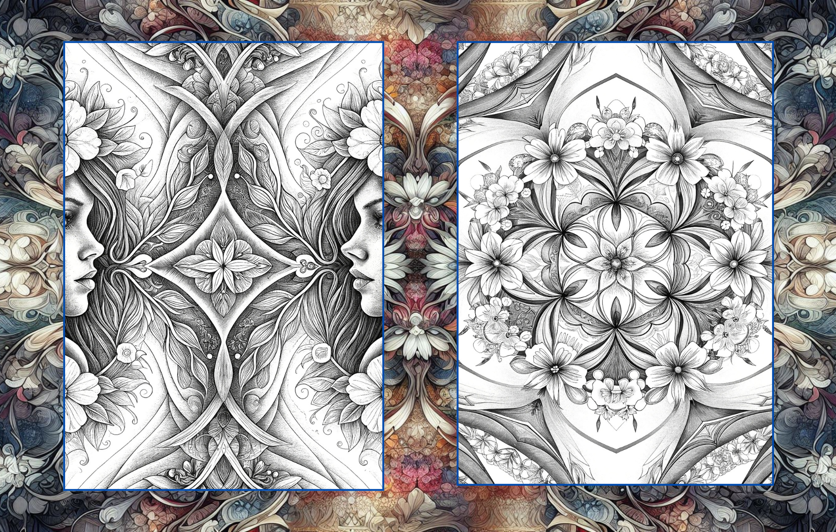 Kaleidoscapes - 85 Kaleidosope Designs: Adult Coloring Book Paperback