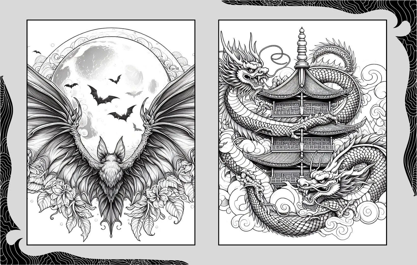 Tattoo Therapy - 50 Tattoo Designs: Adult Coloring Book Paperback