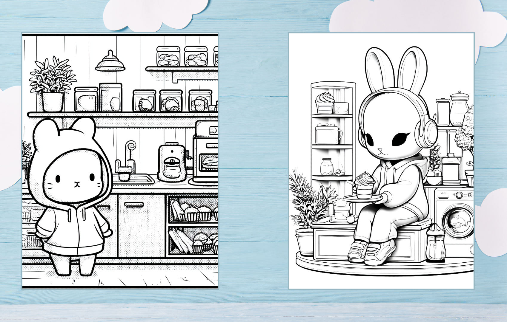 The Cozy Life - A Cute & Comfy Coloring Book Paperback 