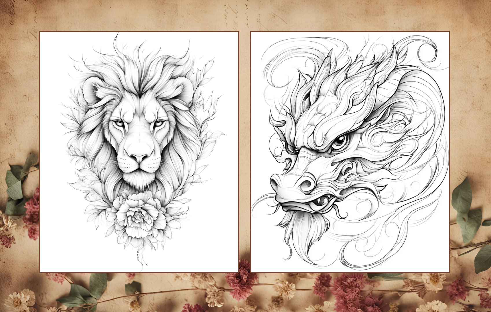 Tattoo Therapy Volume II - 50 Tattoo Inspired Designs to Color Paperback