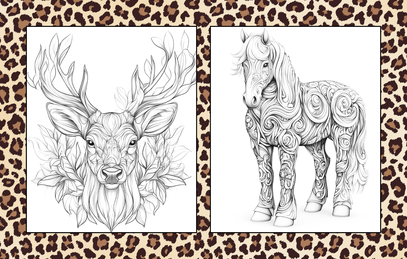 Patterned Paws – 100 Intricate Animal Designs