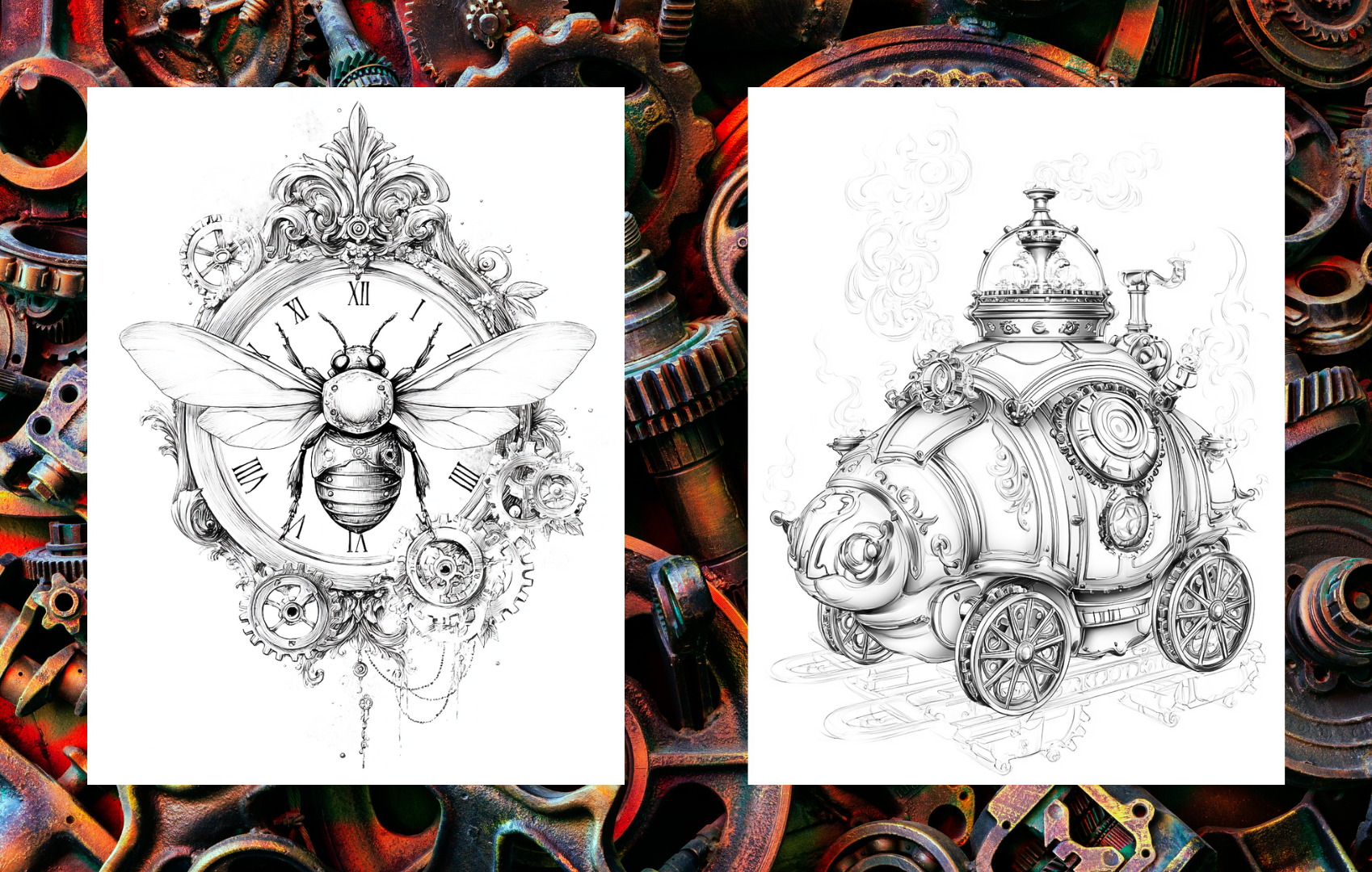 Whimsy Mechanical: Insect Edition – 25 Steampunk Bug Designs