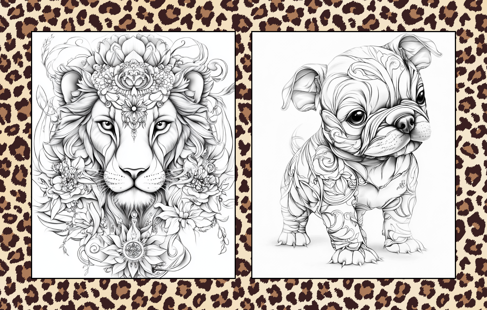 Patterned Paws – 100 Intricate Animal Designs Paperback 