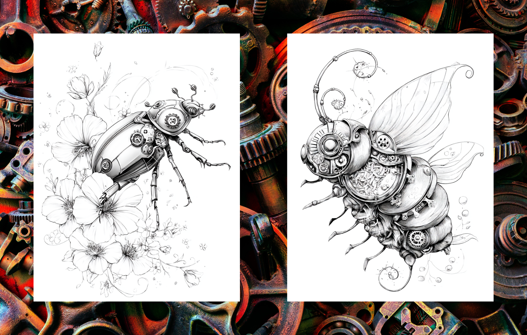 Whimsy Mechanical: Insect Edition – 25 Steampunk Bug Designs