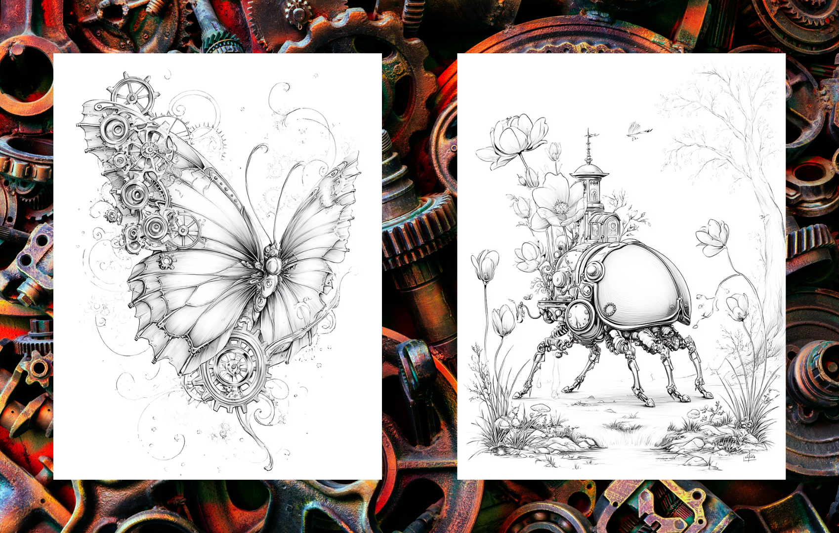 Whimsy Mechanical: Insect Edition – 25 Steampunk Bug Designs