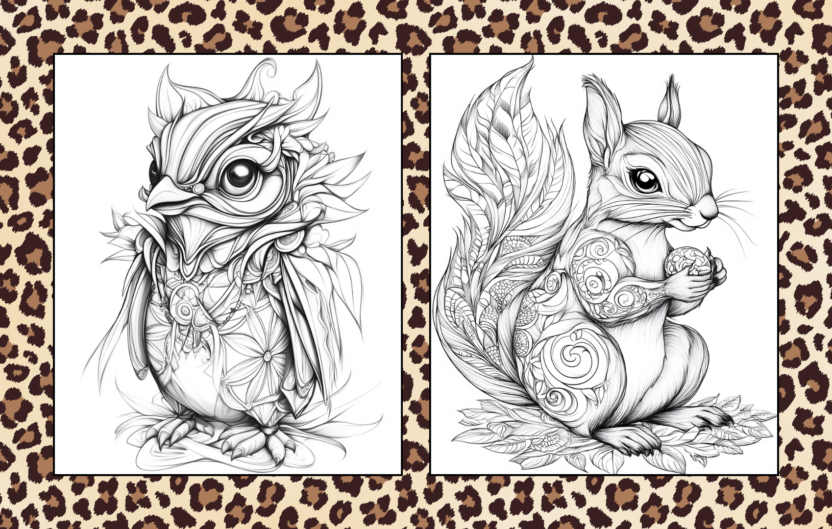 Patterned Paws – 100 Intricate Animal Designs
