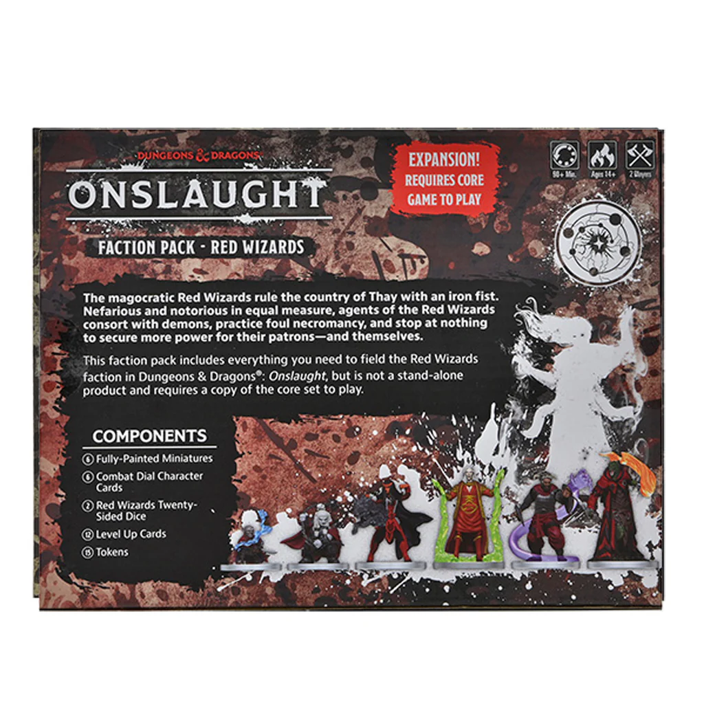 Dungeons & Dragons Onslaught: paquete de facción de magos rojos