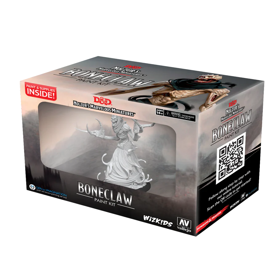 (DING & DENT) Dungeons & Dragons Nolzur's Marvelous Miniatures: Kit de pintura nocturna n.º 6 - Boneclaw