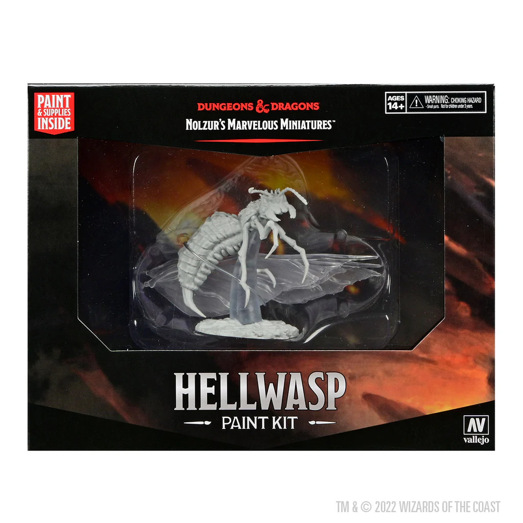 (DING & DENT) Kit de pintura de miniaturas maravillosas de Nolzur para Dungeons & Dragons - Hellwasp