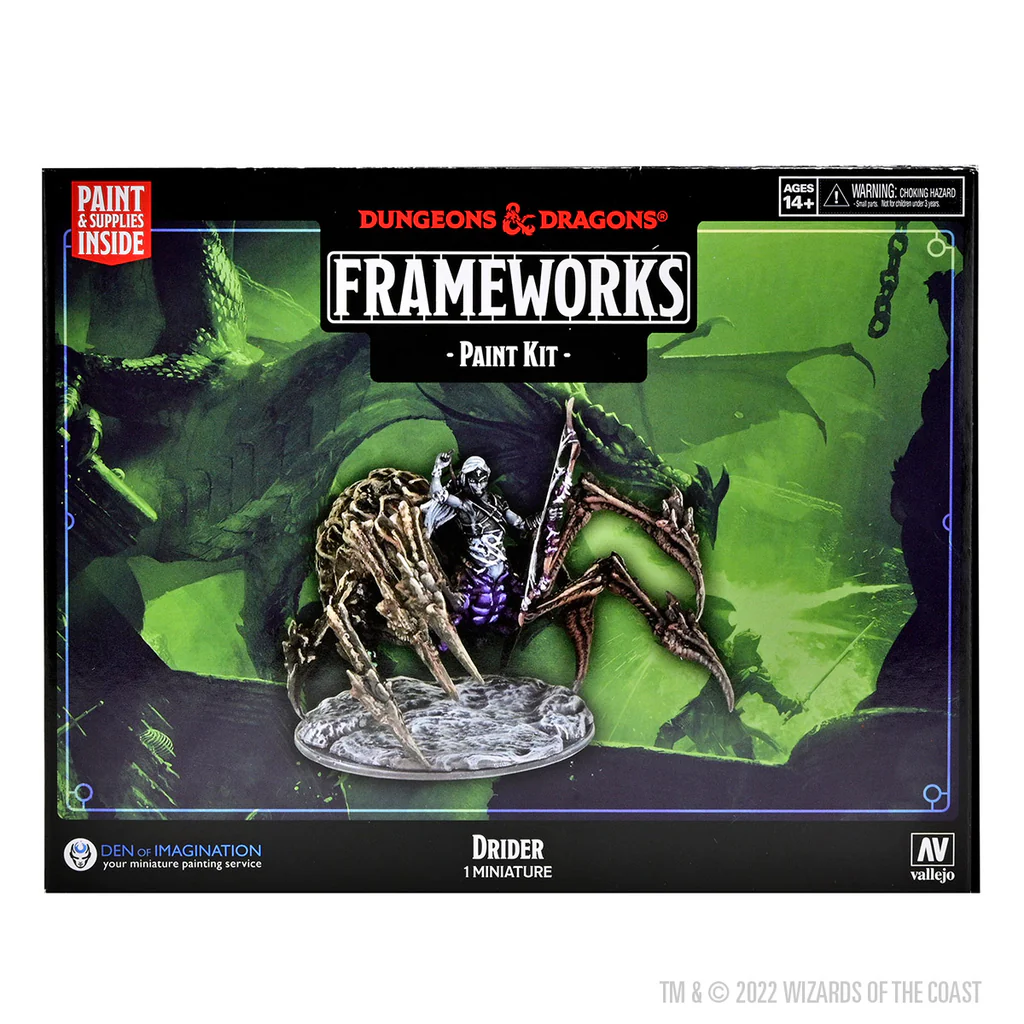 (DING & DENT) D&D Frameworks: Kit de pintura - Drider