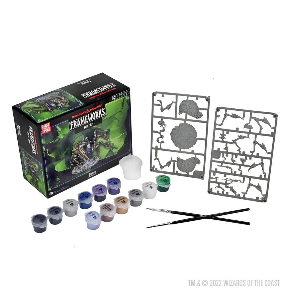 (DING & DENT) D&D Frameworks: Kit de pintura - Drider