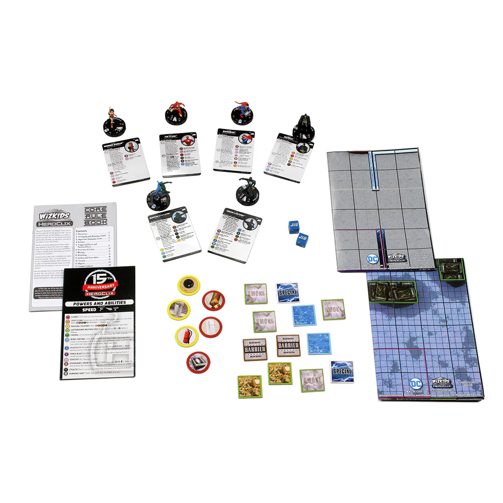 DC HeroClix: Set de inicio de la Liga de la Justicia Ilimitada
