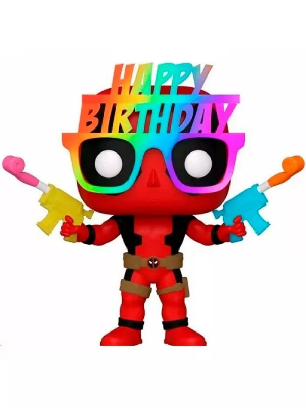 Funko Pop! Vinyl (Exc) Deadpool con gafas de cumpleaños 783 (Exc) - Marvel