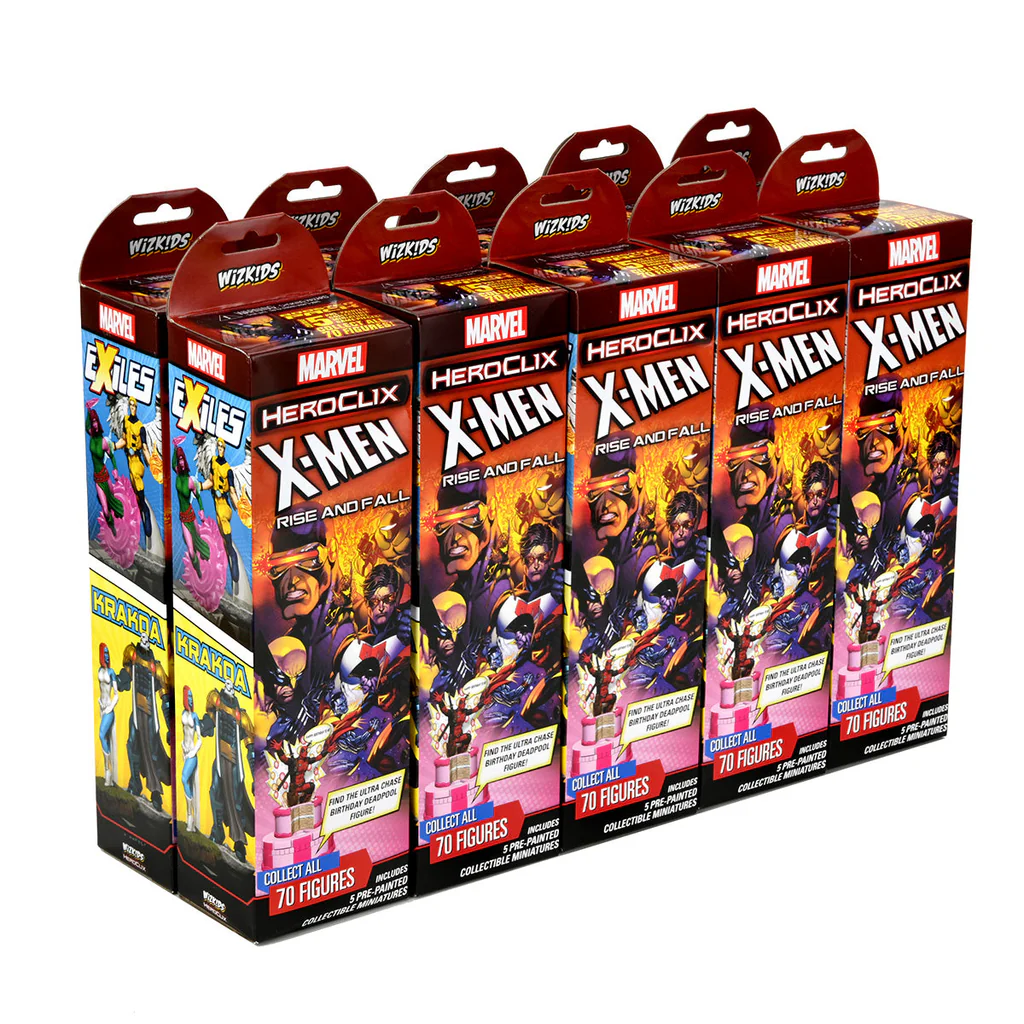 Marvel Heroclix BOOSTERS: El Ascenso y Caída de los X-Men