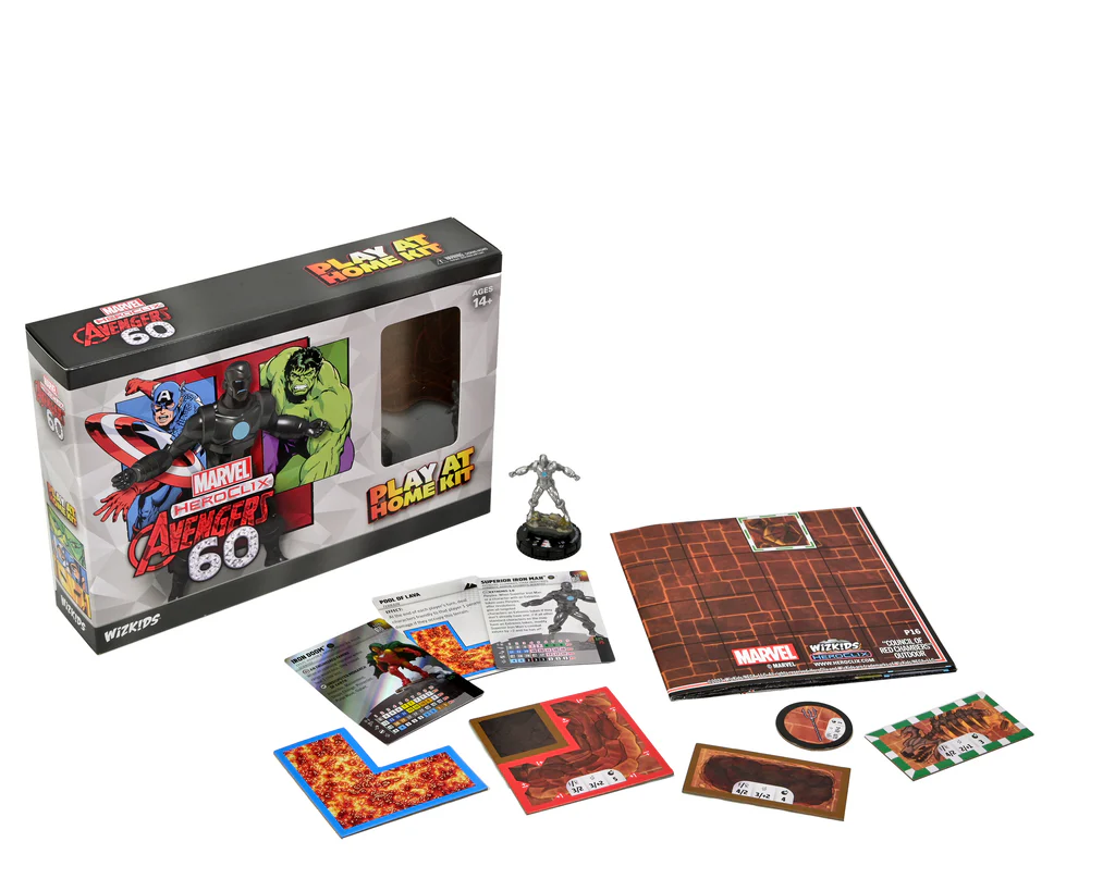 Marvel Heroclix: Kit de Juego en Casa del 60 Aniversario de los Vengadores Iron Man
