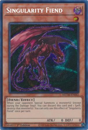 Singularity Fiend - MZTM-EN042 - Secret Rare ESPAÑOL