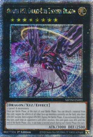 Number 107: Galaxy-Eyes Tachyon Dragon - MZTM-EN091 - QCR ESPAÑOL