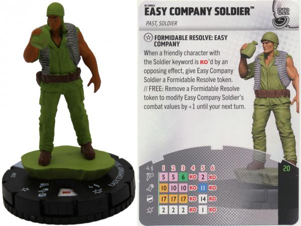 Easy Company Agent 012 Common Masters of Time Heroclix