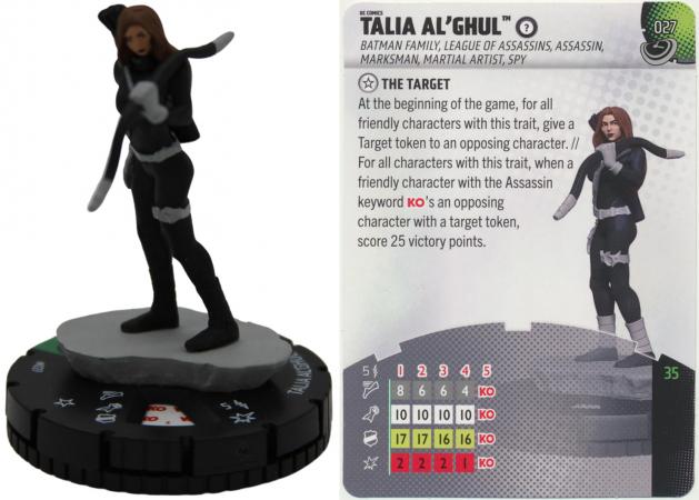 Talia Al'Ghul 027 Uncommon Masters of Time Heroclix