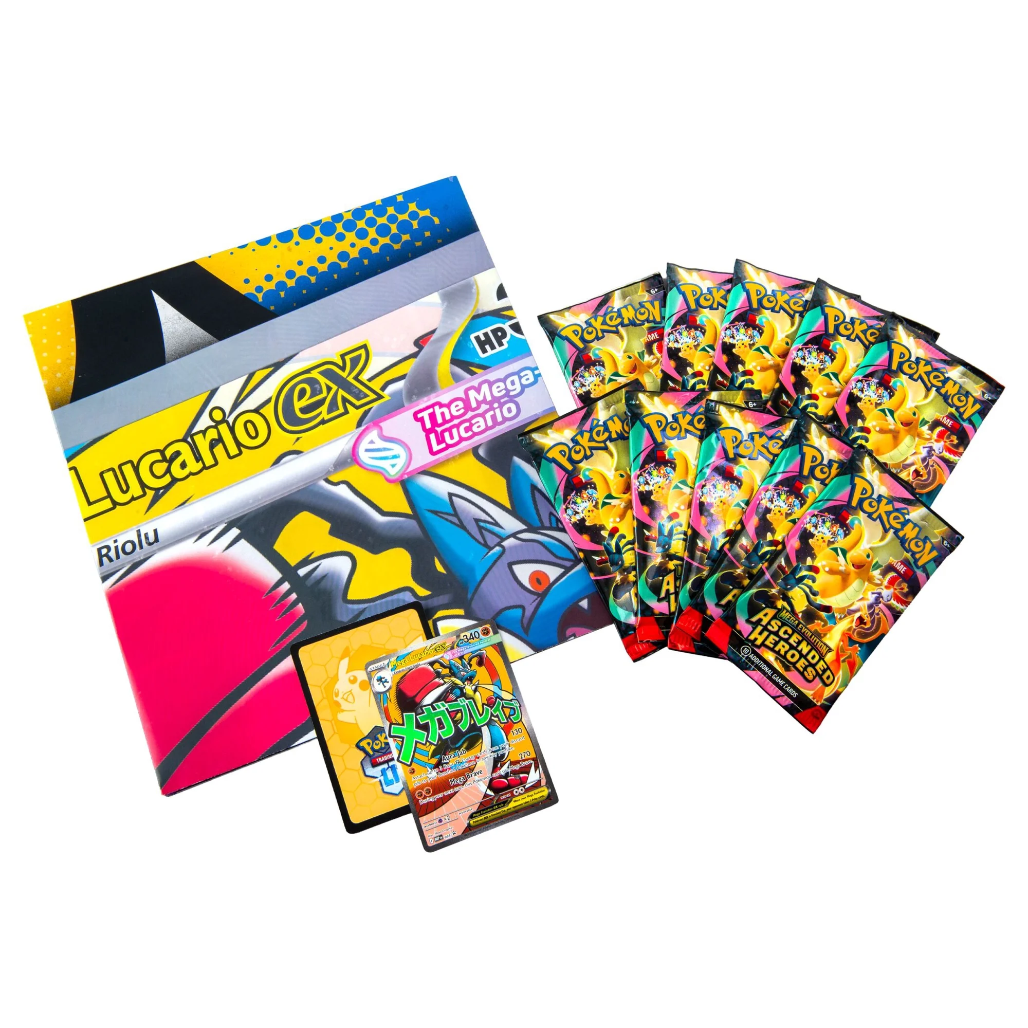 Pokémon TCG: Mega Evolution—Ascended Heroes Premium Poster Collection—Mega Lucario