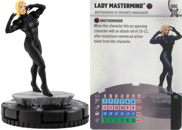 Lady Mastermind 004 Common Deadpool Weapon X Heroclix