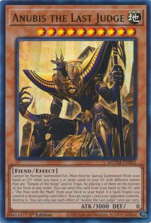 Anubis the Last Judge - MZTM-EN003 - Ultra Rare ESPAÑOL