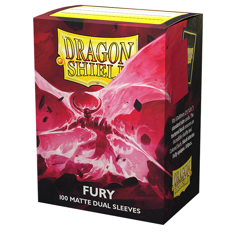 Dragon Shield Standard Sleeves Matte Dual - Fury 'Alaric, Crimson King' 100ct.