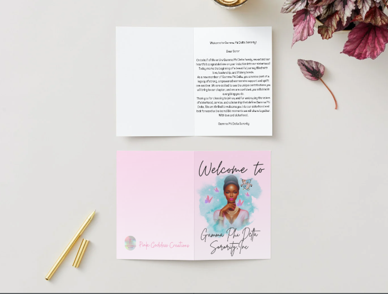 Gamma Phi Delta Sorority Card Bundle
