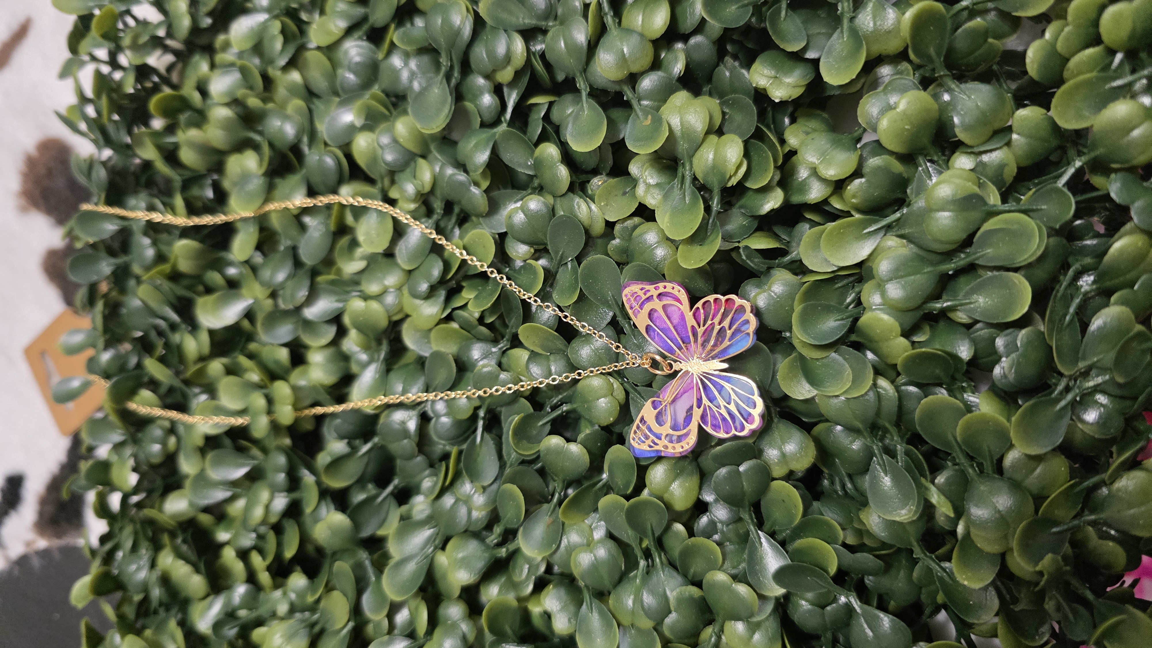 Butterfly Pendant Necklace