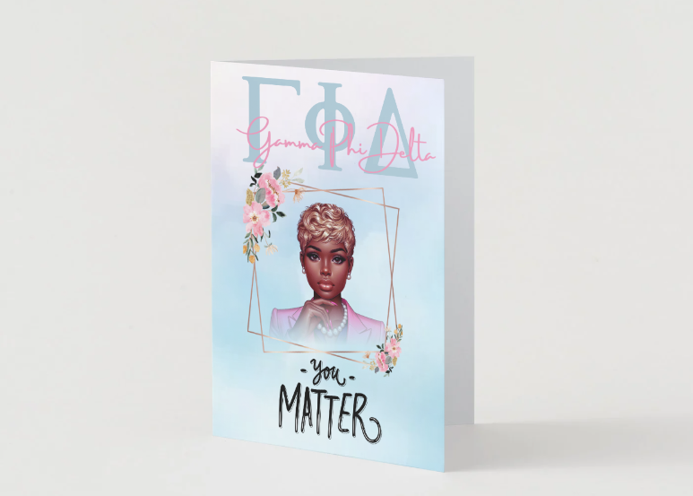 Gamma Phi Delta Greeting Card