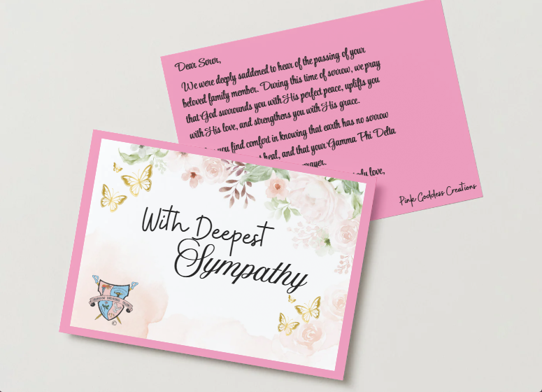 With Deepest Sympathy Greeting Card