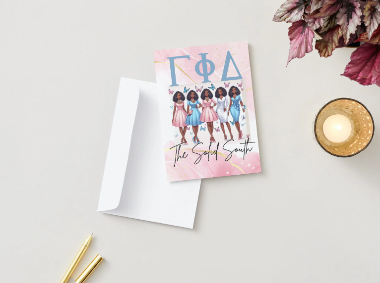 Gamma Phi Delta Greeting Card