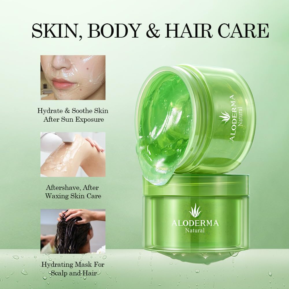 Aloderma Aloe Vera Gel 200ml Organic & Pure