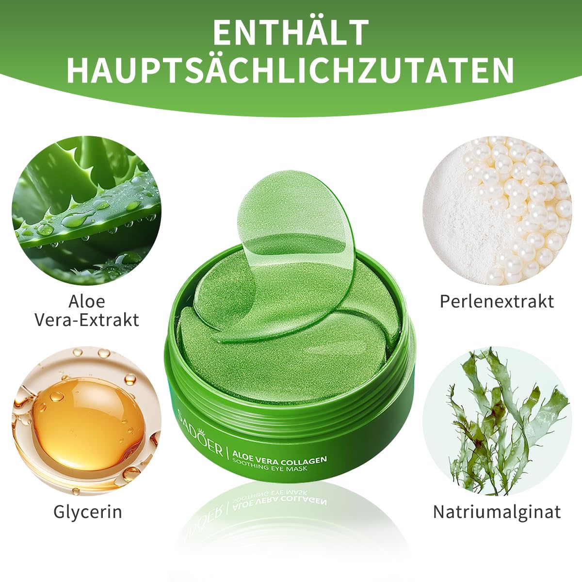 Aloe & Kollagen Augenpads, 60 St.