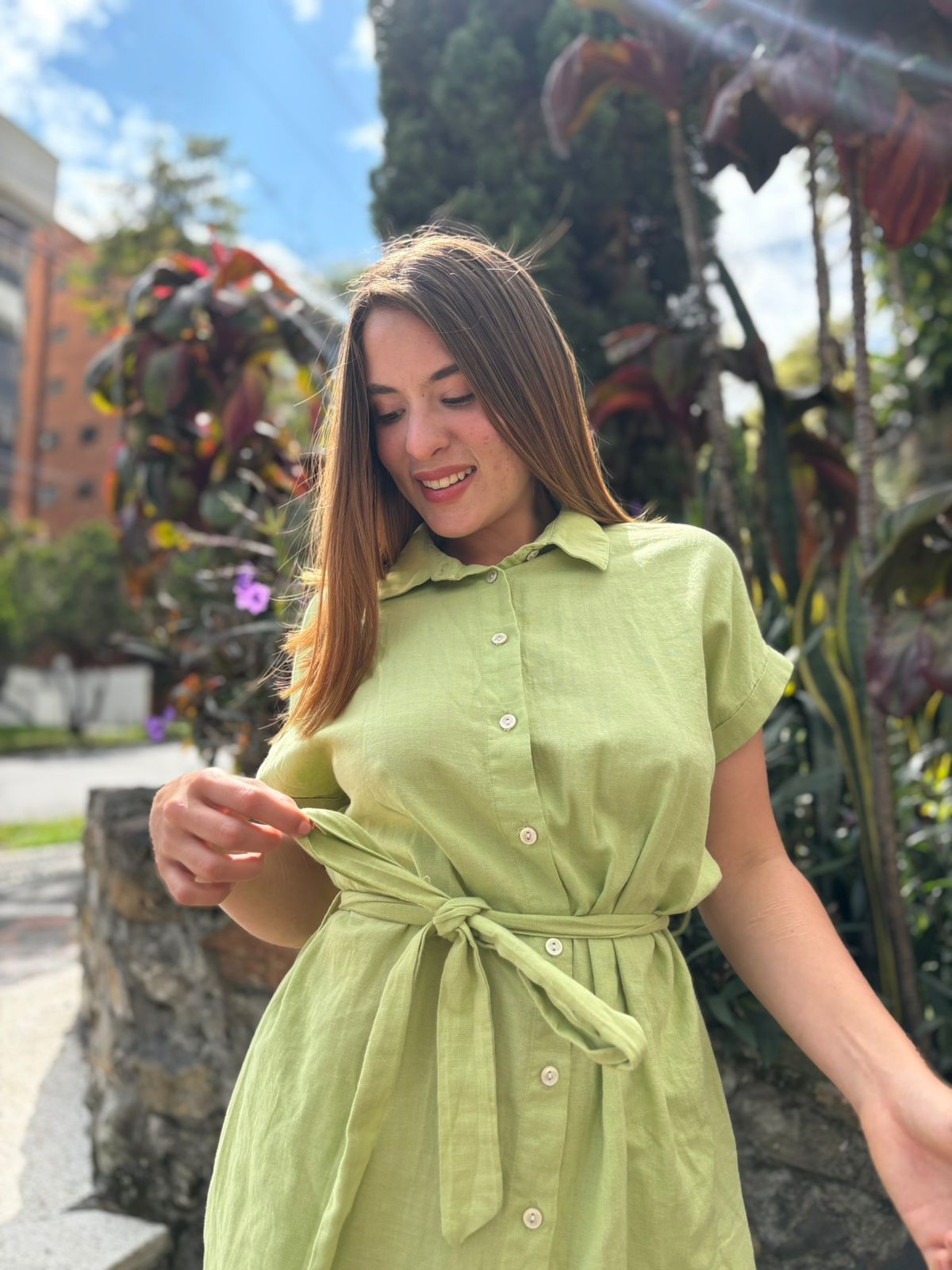 Vestido verde verano