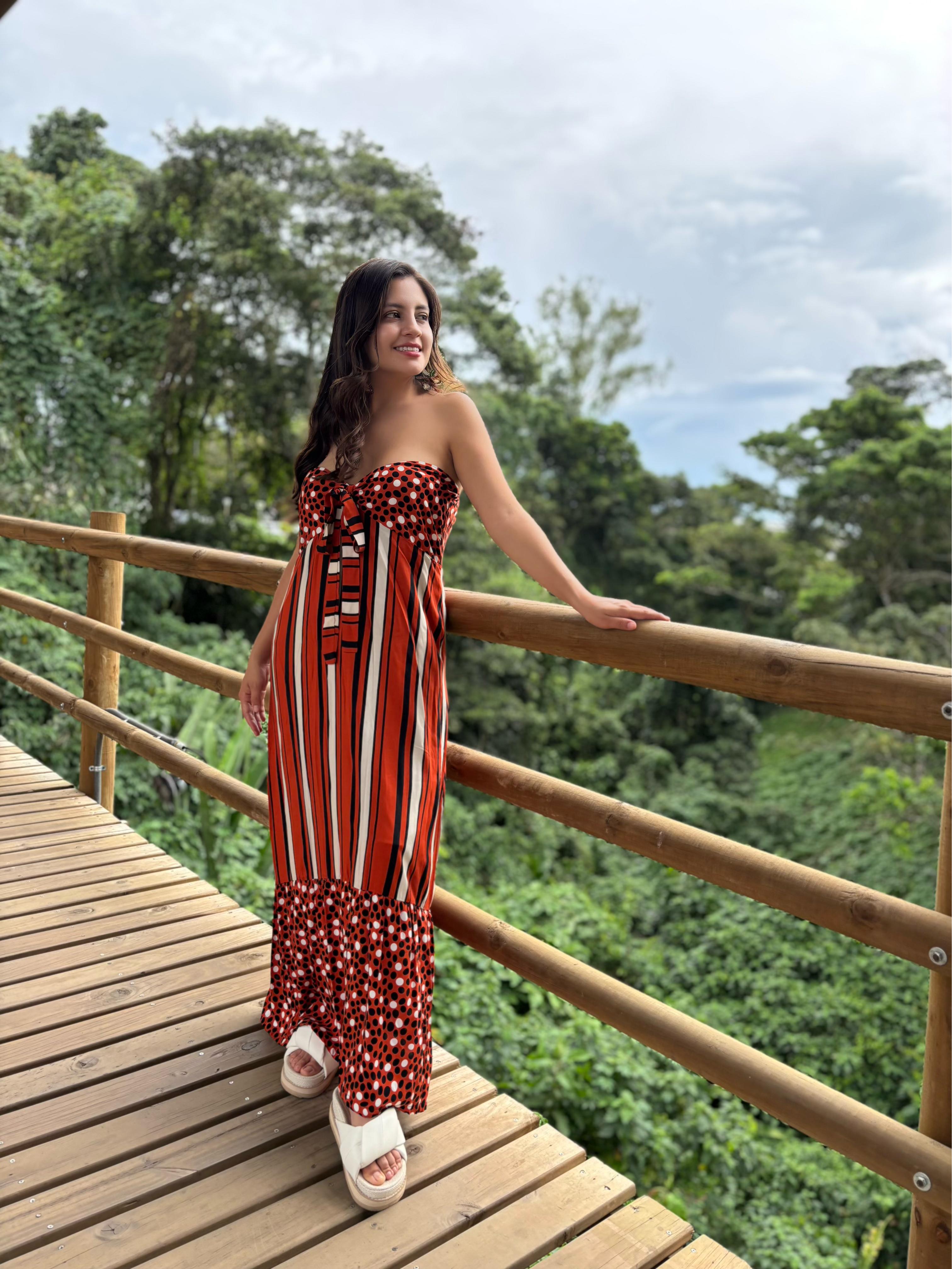 Vestido de verano multicolor