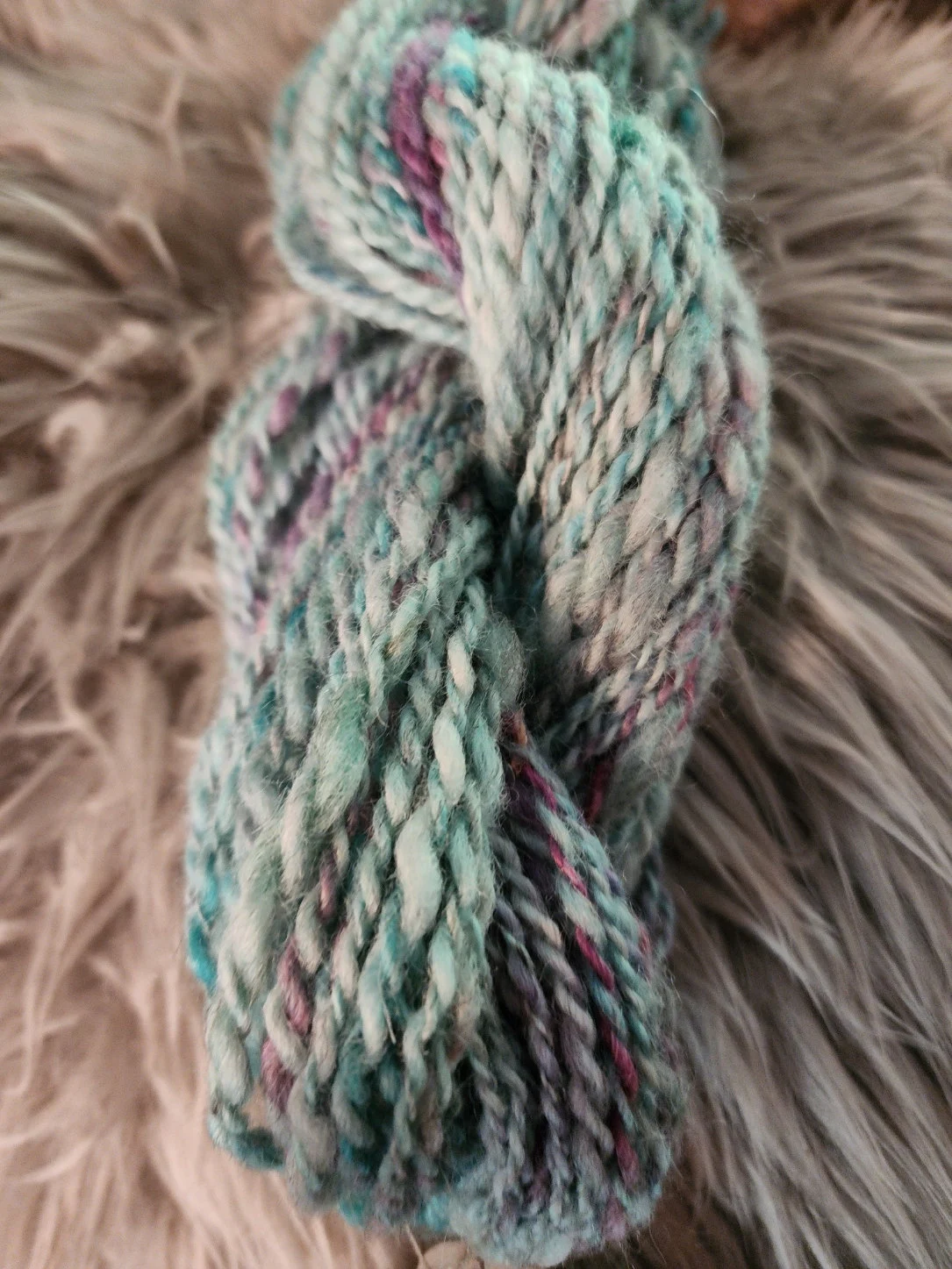 Hand-Spun and dyed Yarn