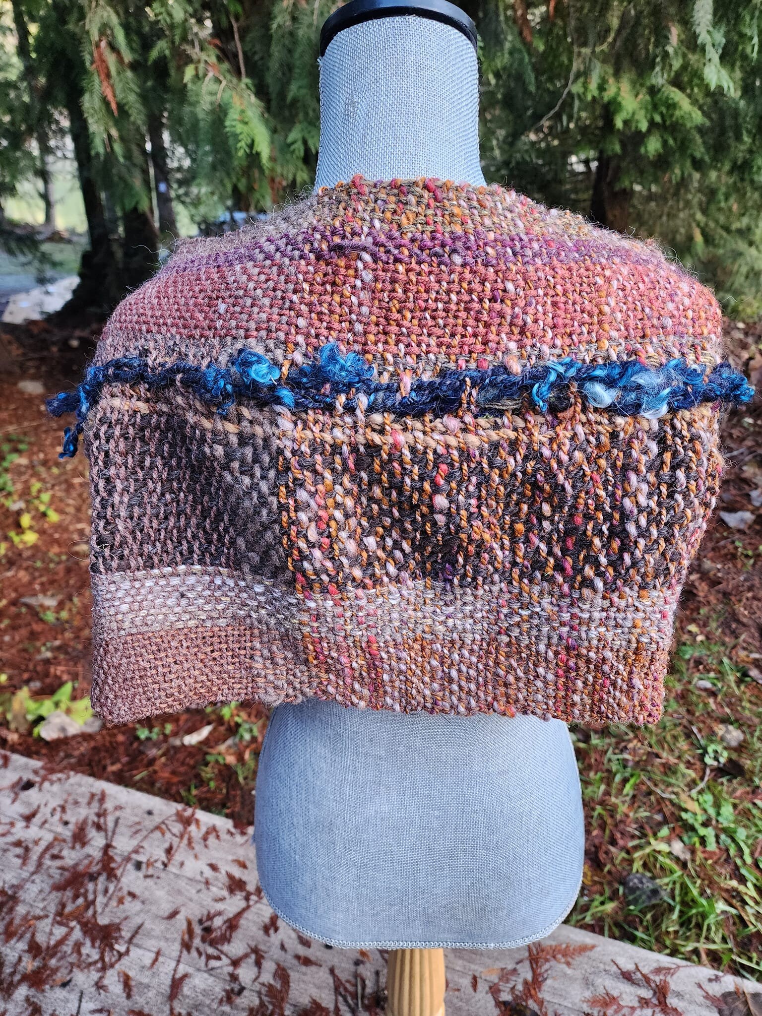 Hand-spun and dyed turquoise Blue Yarn
