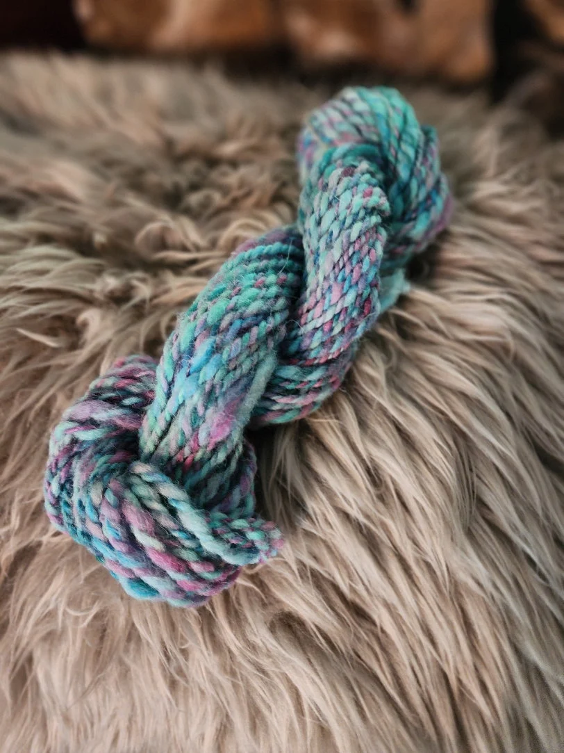 Hand-Spun and dyed Yarn