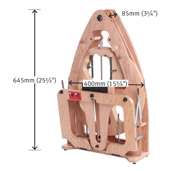 Joy 2 single treadle Wooden Spinning Wheel
