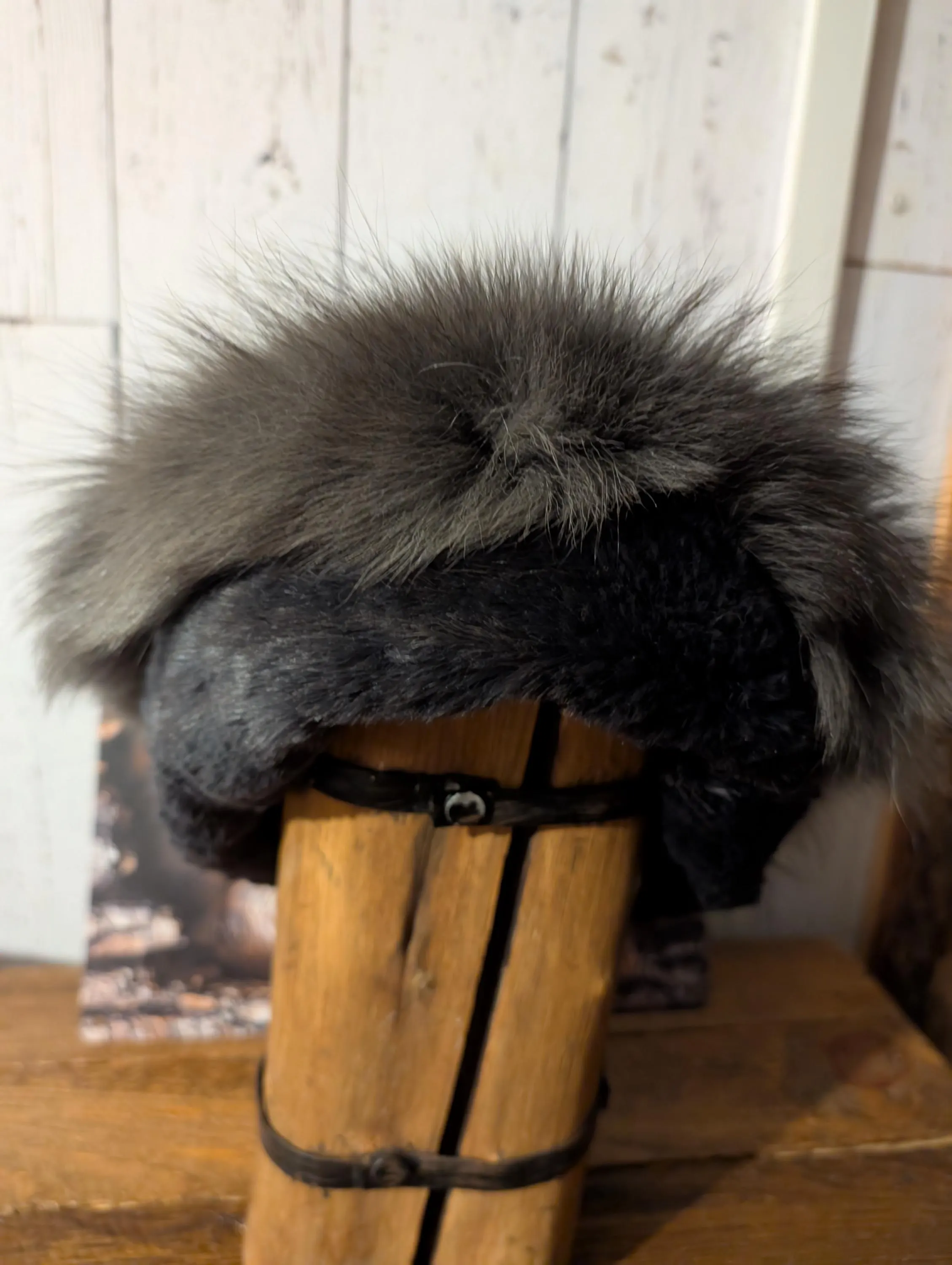 Mongolian, Cossack, Norse, Viking, Mongolian style fox fur hat